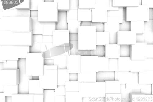 Image of White geometric background