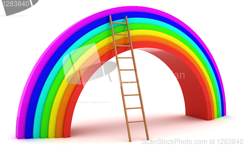 Image of Rainbow and ladder