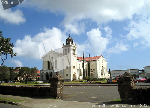 Image of St. Patricks Church. Kaimuki, Hawaii. Circa 1930