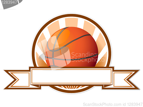 Image of Basketball emblem 