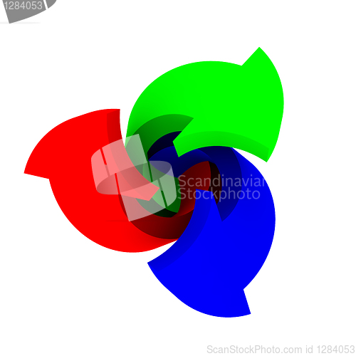 Image of RGB twirl