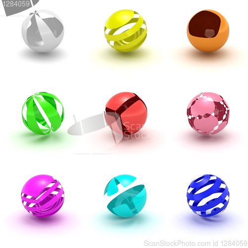 Image of Fantasy of spheres