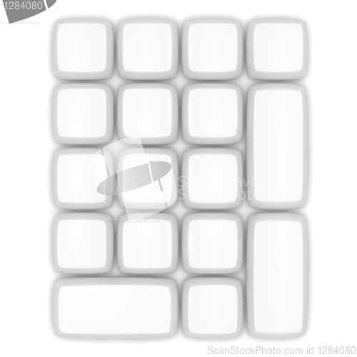 Image of Blank keypad