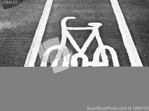 Image of Bike lane sign