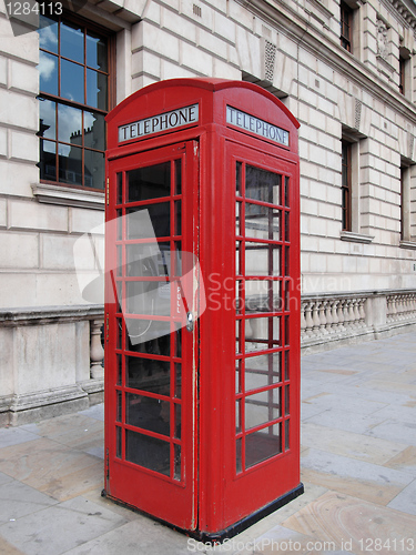 Image of London telephone box