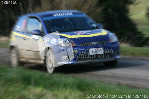 Image of rally car blur