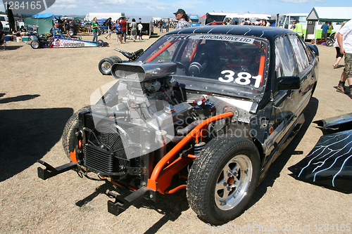 Image of drag race car