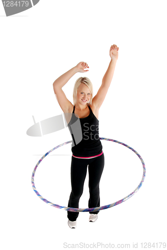 Image of Girl Hooping