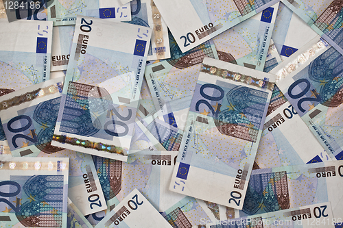 Image of Twenty euro bills