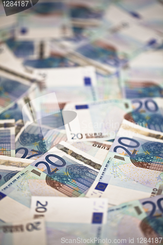 Image of Twenty euro bills