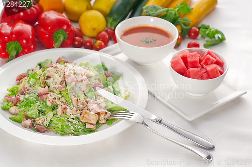 Image of fresh caesar salad