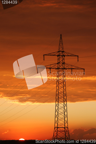 Image of view of cables on pylon