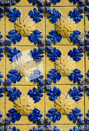 Image of Vintage spanish style ceramic tiles