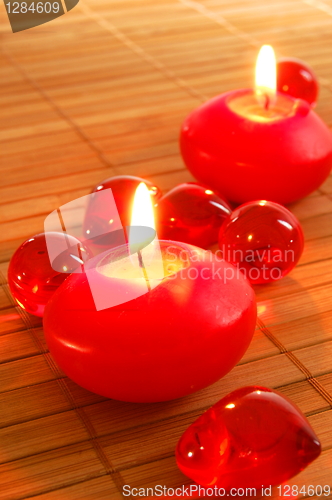 Image of red candle