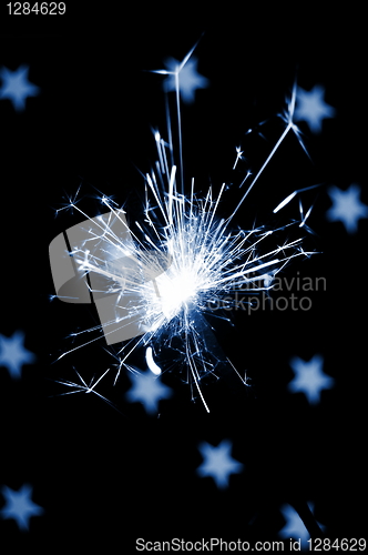 Image of christmas sparkler