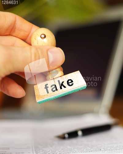 Image of fake