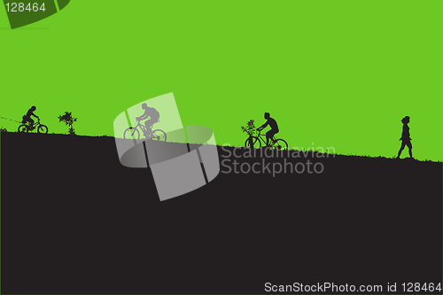 Image of Mountain bikers