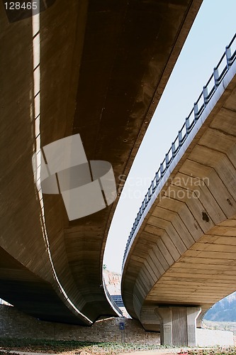 Image of  under side of a bridge