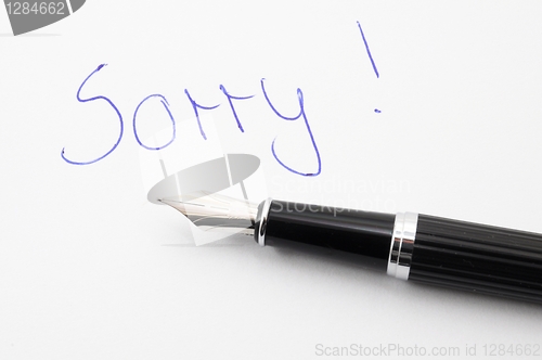 Image of sorry