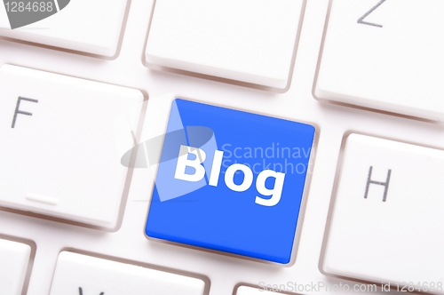 Image of blog key