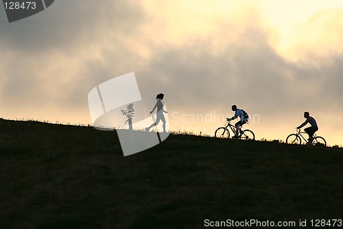 Image of Mountain bikers