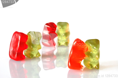 Image of gummy bears dancing at a party