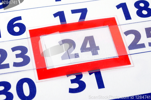 Image of 24 calendar day