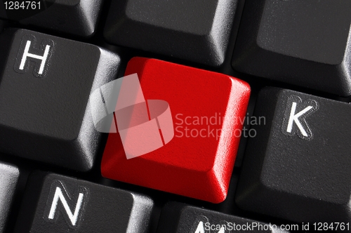 Image of blank computer keyboard button