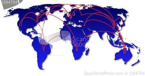 Image of world map