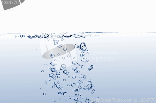 Image of fresh water with bubbles