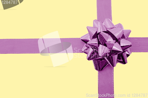 Image of Christmas Gift with ribbon