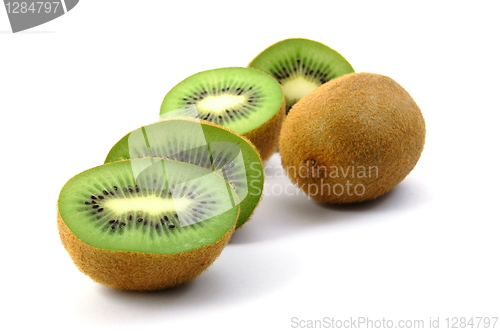 Image of kiwi fruit isolated on white background