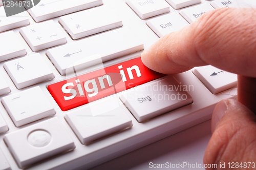 Image of login