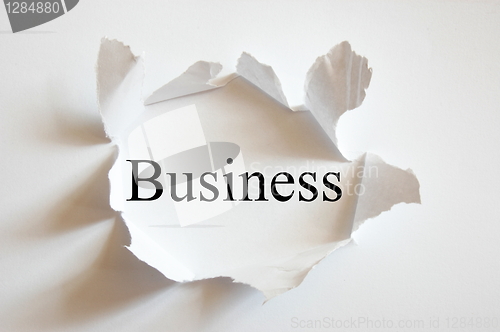 Image of white business