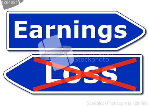 Image of earnings and loss