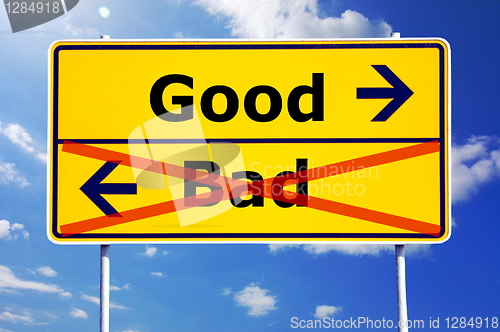 Image of good and bad
