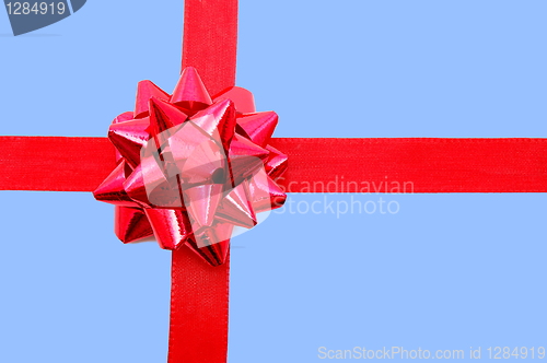 Image of Christmas Gift with ribbon