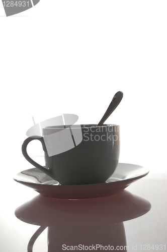 Image of cup of coffee with copyspace