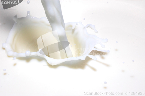Image of splashing milk