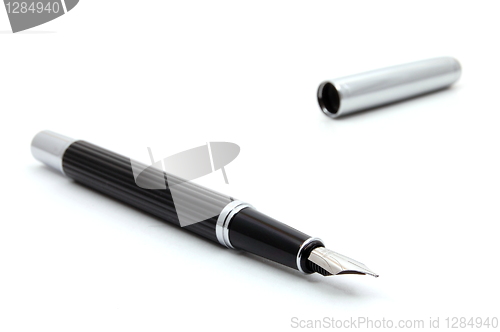 Image of fountain pen isolated on white background