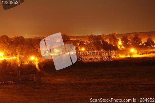 Image of park at night