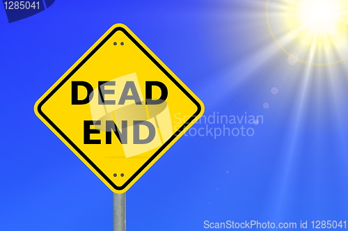 Image of end sign