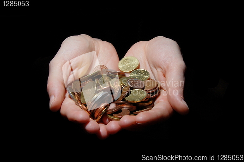 Image of hands with money