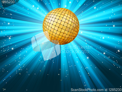 Image of Abstract disco party lights background. EPS 8