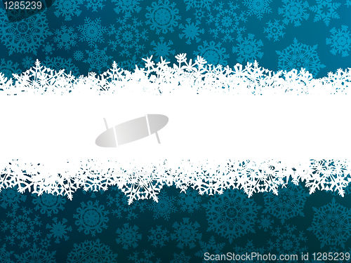 Image of Christmas blue background. EPS 8