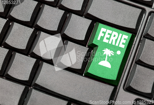 Image of ferie computer key