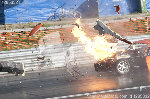 Image of Race car explosion pic3