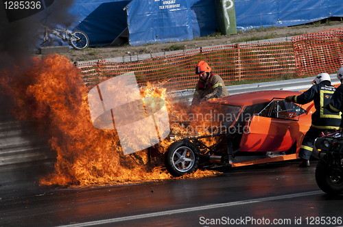 Image of Race car explosion pic4