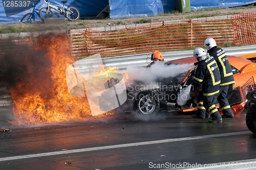 Image of Race car explosion pic5