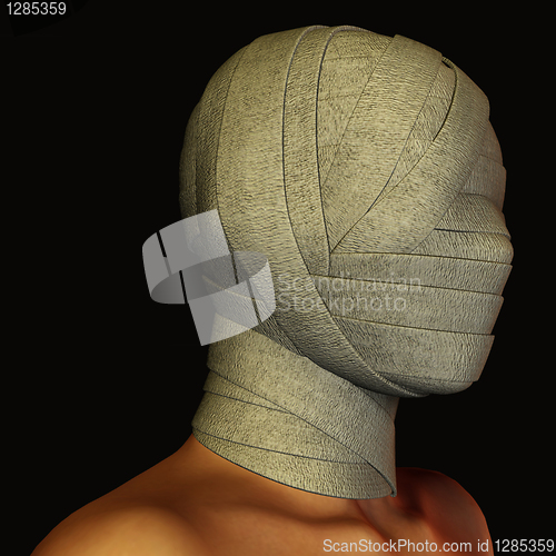 Image of head bandage